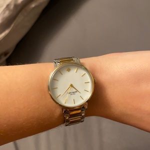 Kate Spade Watch. Silver and gold two tone strap.